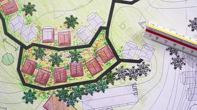 景观体系结构设计花园计划住房发展